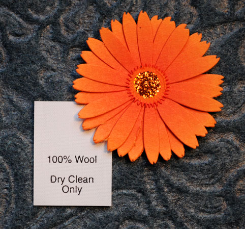 100% Wool (with care info)