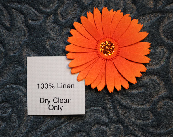 100% Linen (with care info)